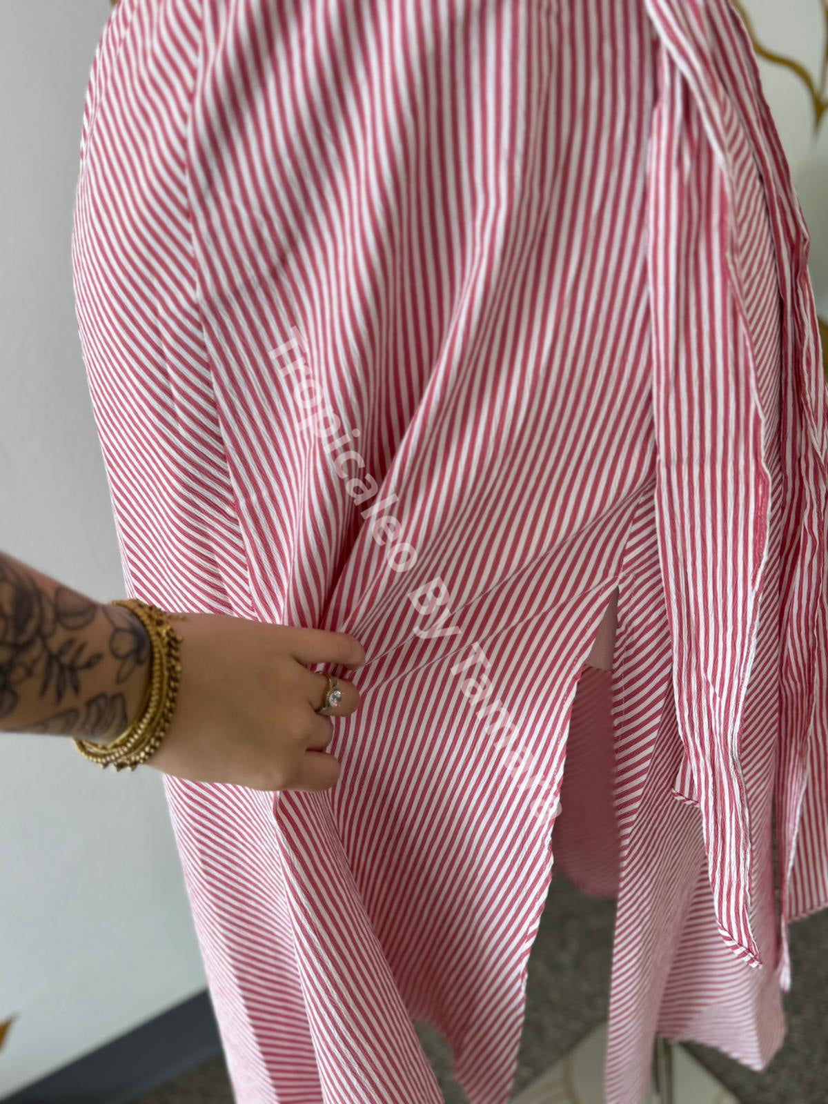 Candy Stripes Halter Dress