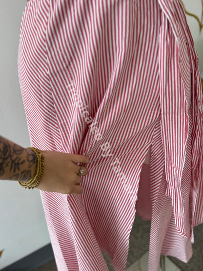 Candy Stripes Halter Dress