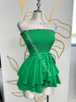 Festive Romper Small / Verde