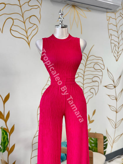 Pink Glow Top & Pant Set