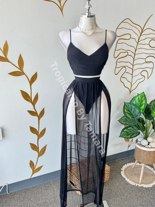 Midnight Mesh Queen Set