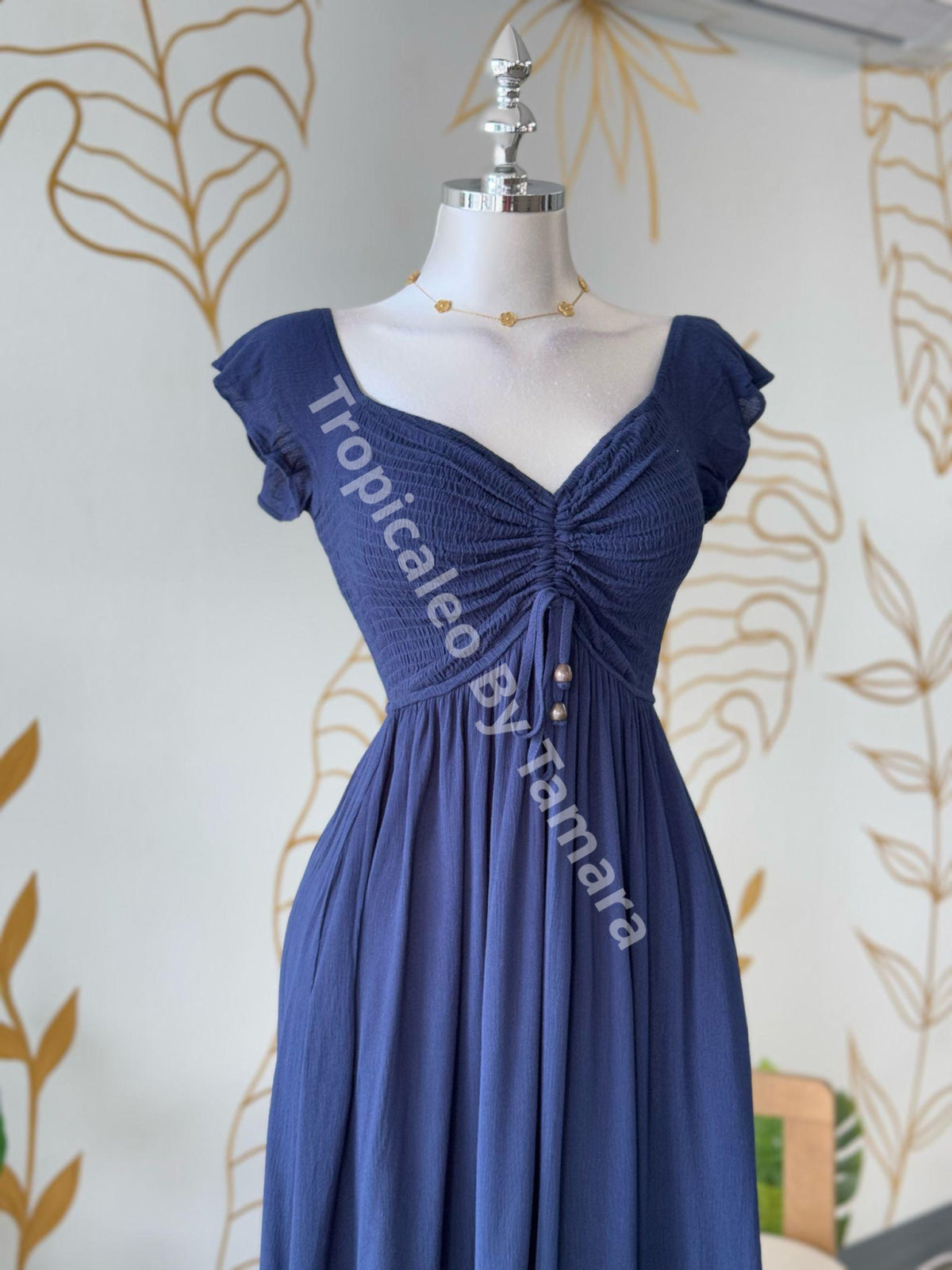 Oceanic Blue Dream Maxi Dress