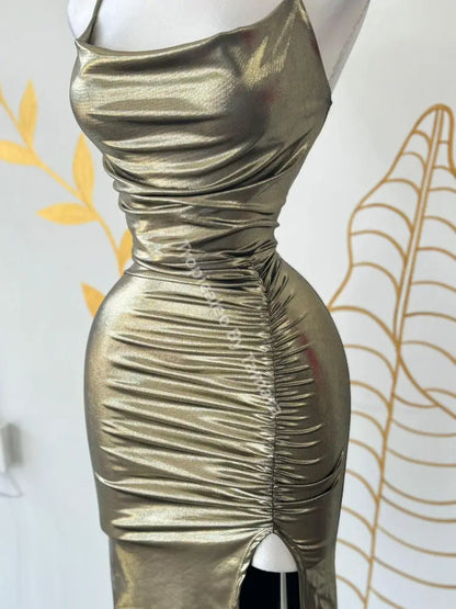 Dazzling Metallic Dress