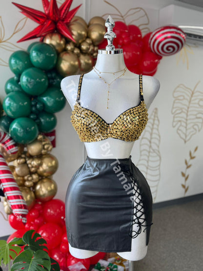 Golden Glow Bra Top