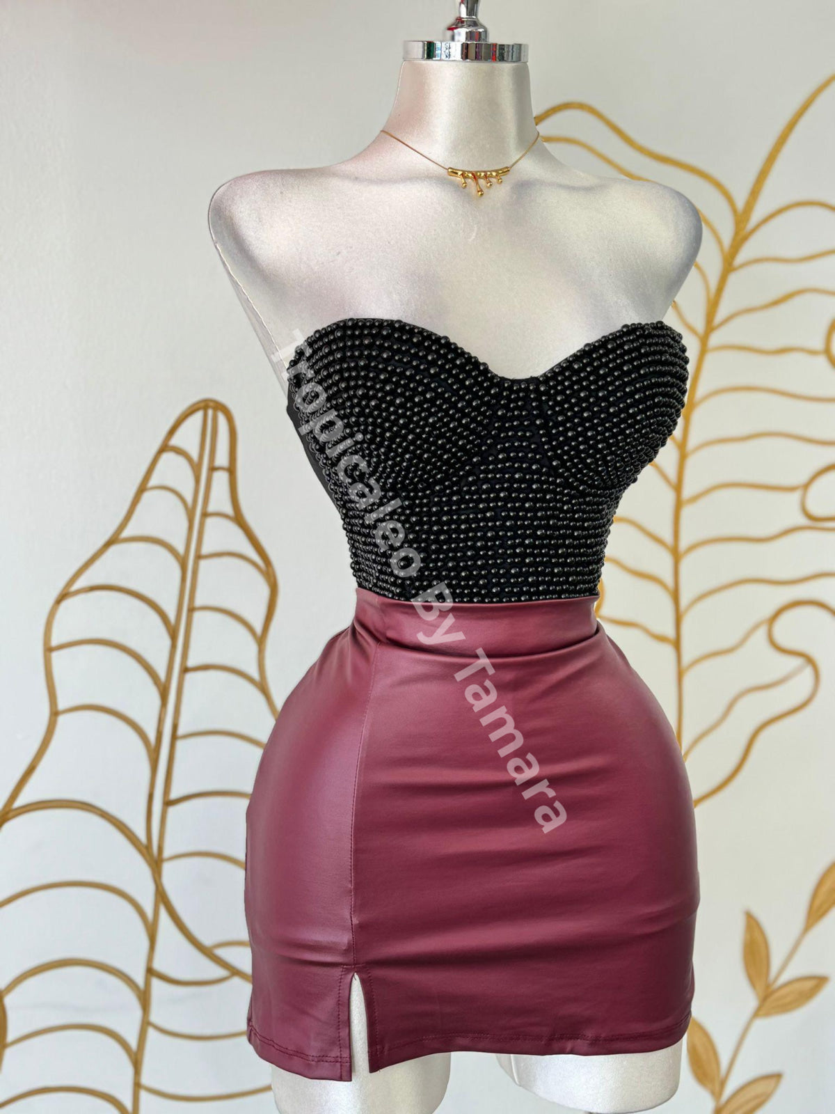 Luxe Leather Mini Skort