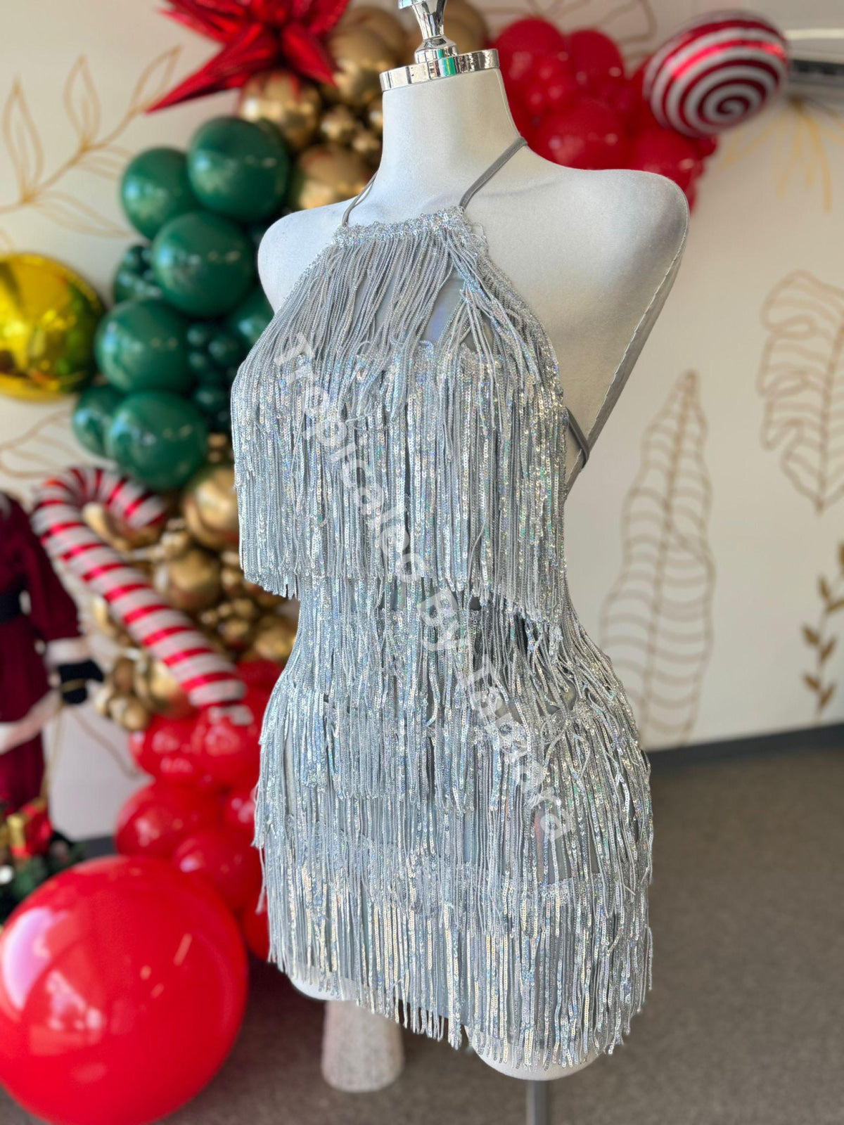 Metallic Shimmer Dress