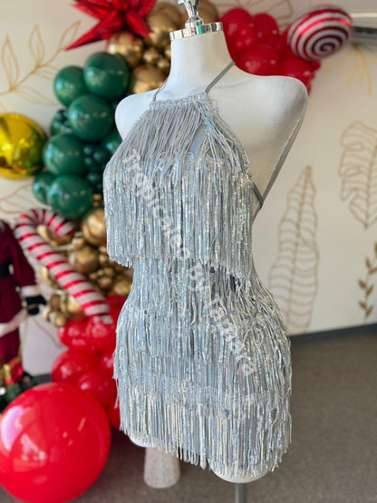 Metallic Shimmer Dress
