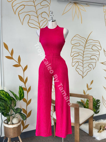 Pink Glow Top & Pant Set