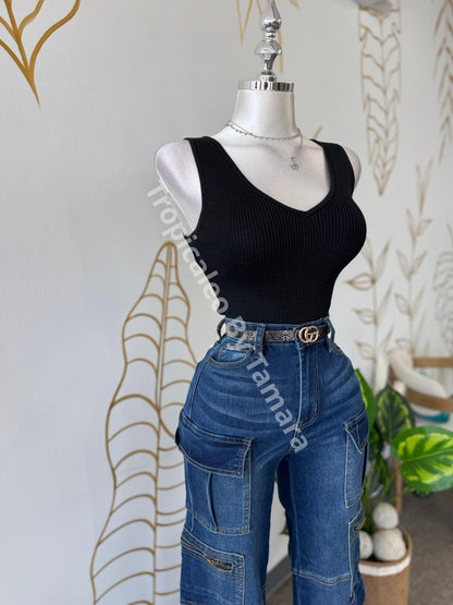 Glam Sparkly Tank Bodysuit