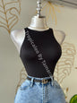 Onyx Halter Bodysuit