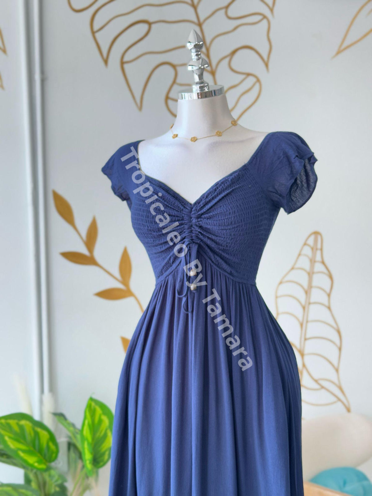Oceanic Blue Dream Maxi Dress