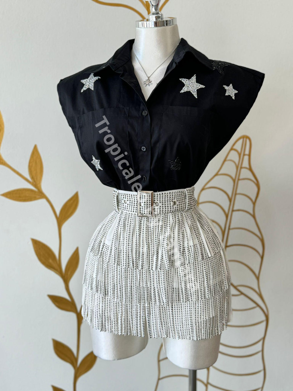 Starry Night Crop Top