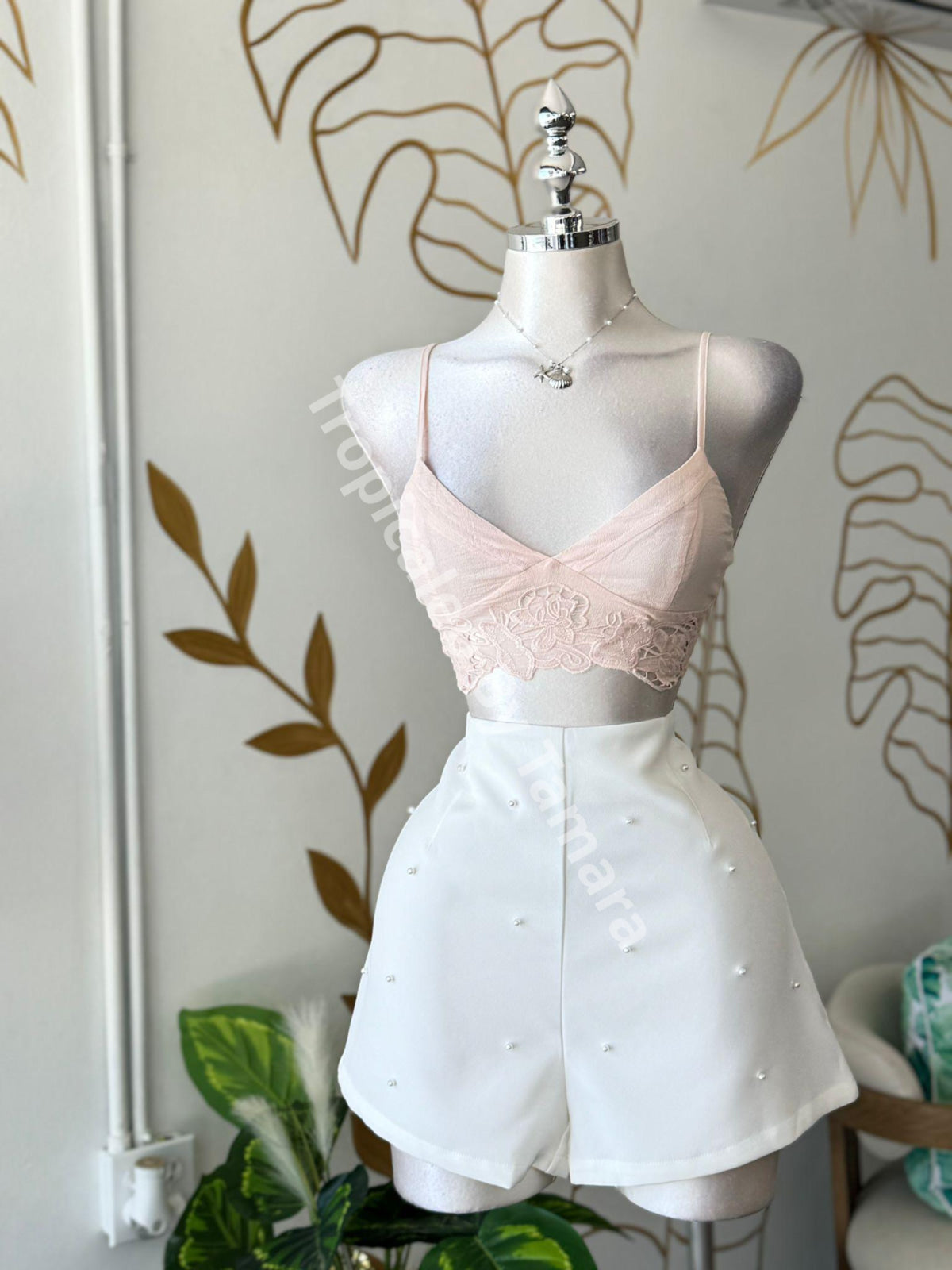BlushLace Bralette Crop Top