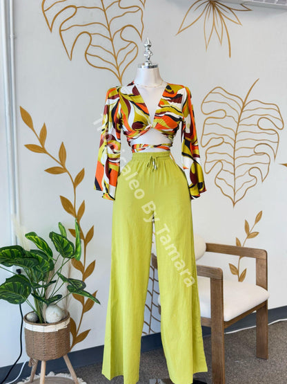 Sunset Twist Top