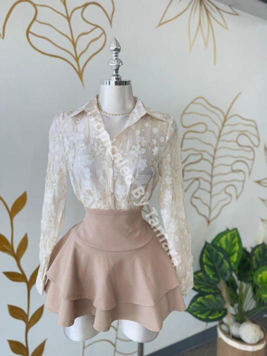 Lace Floral Blouse