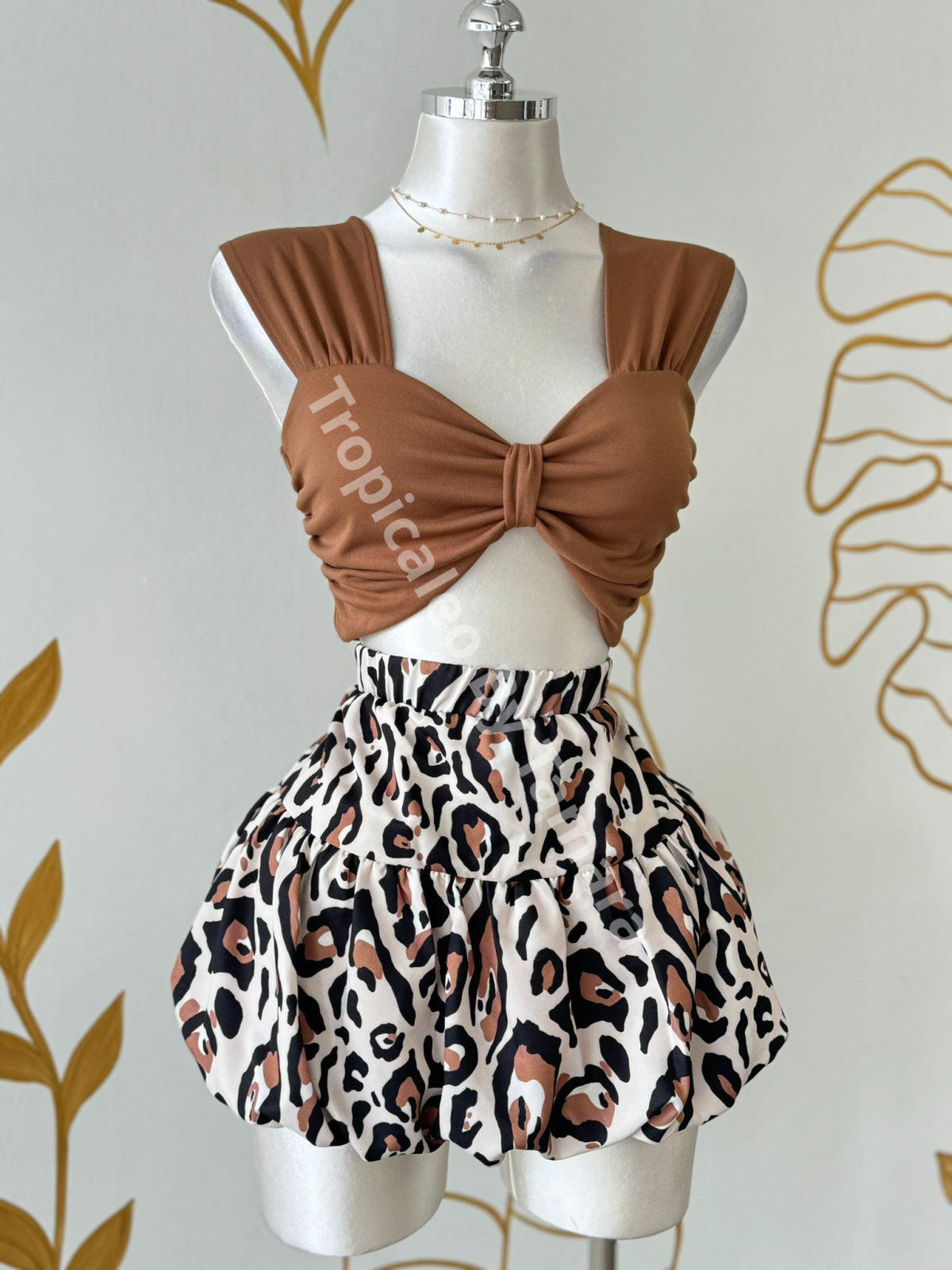 Ruched Bust Crop Top