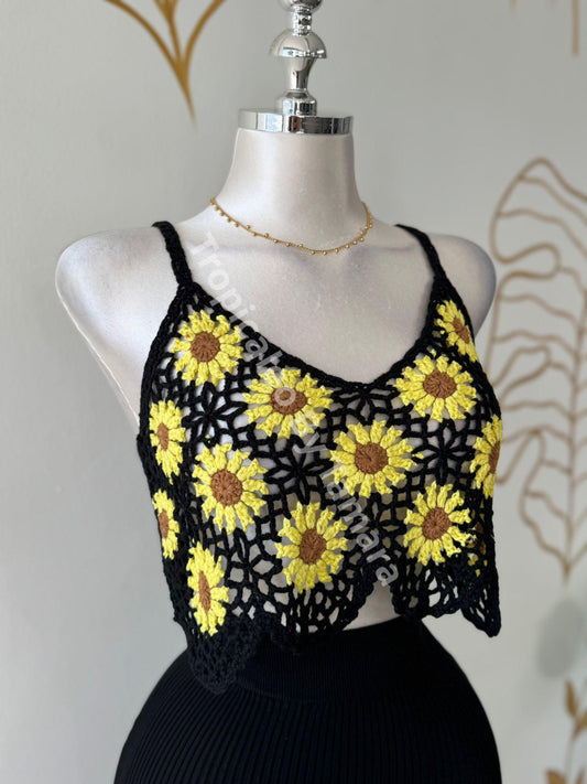 Sunny Crochet Top