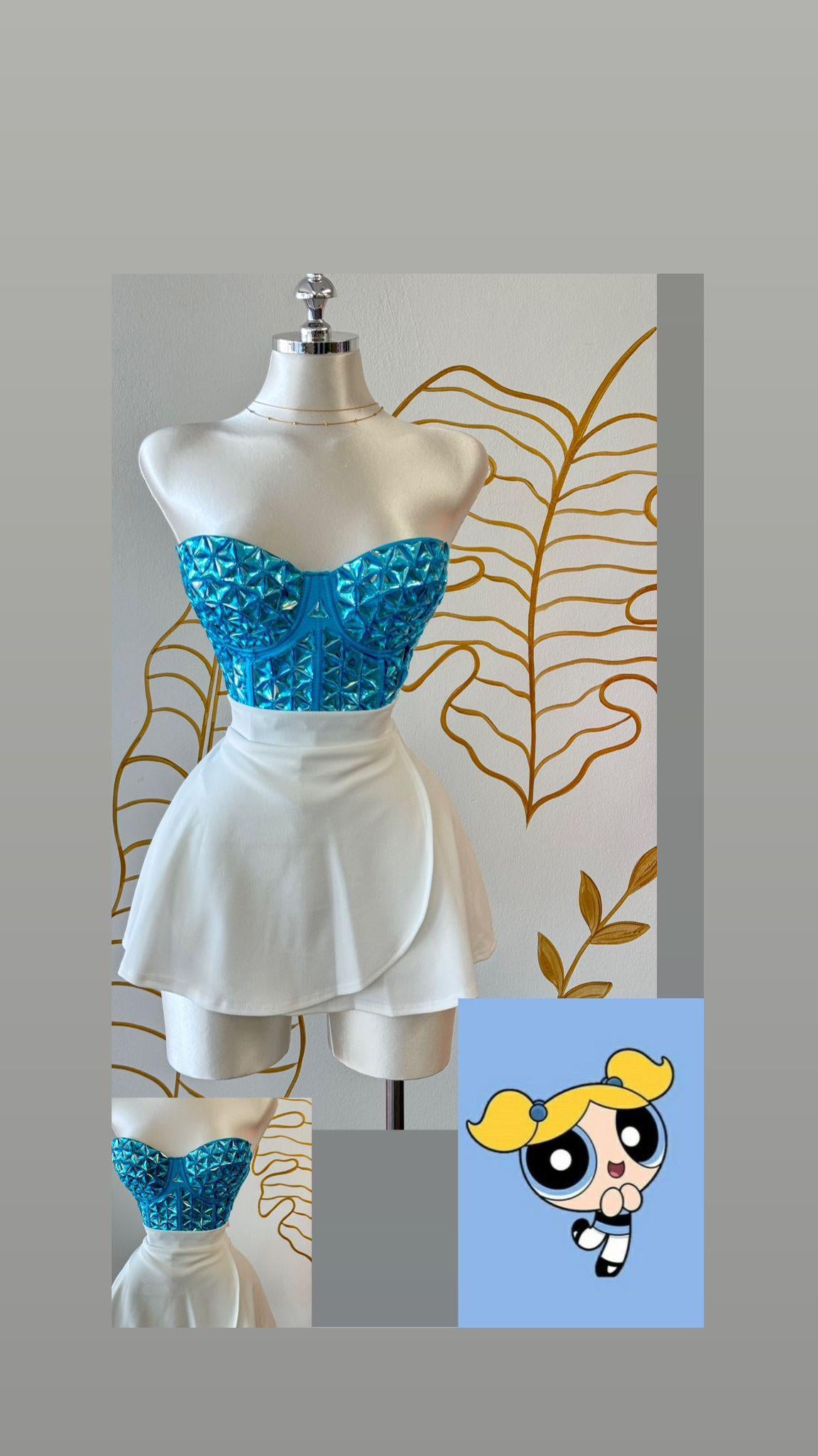 The Powerpuff Girl Corset Top (3 colores disponibles)