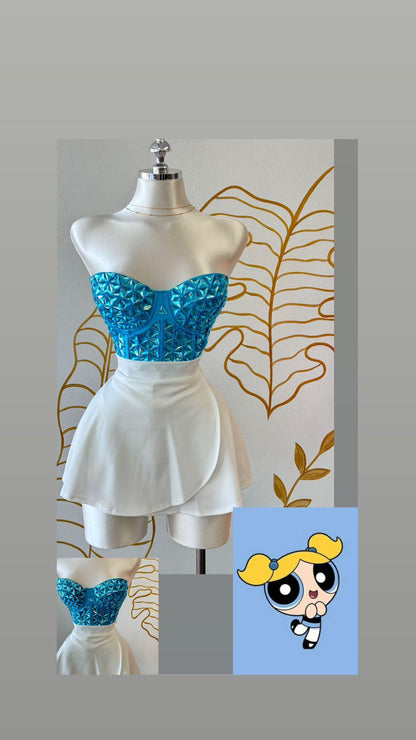 The Powerpuff Girl Corset Top (3 colores disponibles)