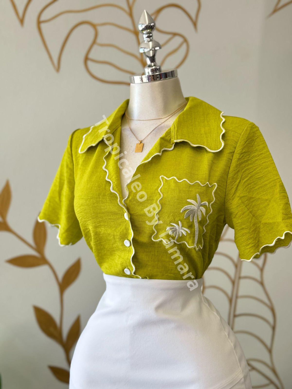 Lime Paradise Blouse