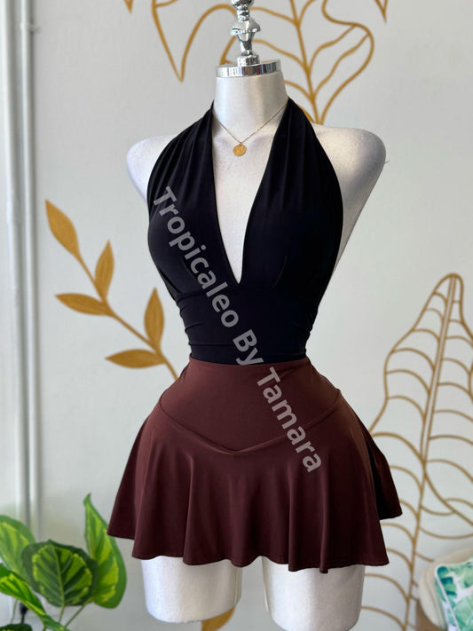 Cacao Flare Skort
