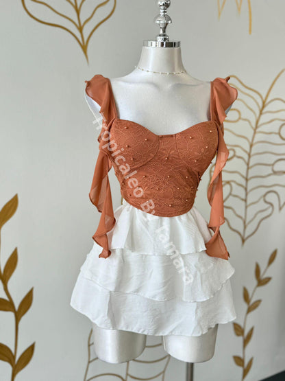 Lace Puff Sleeve Top