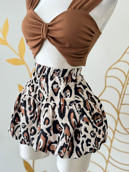 Ruched Bust Crop Top