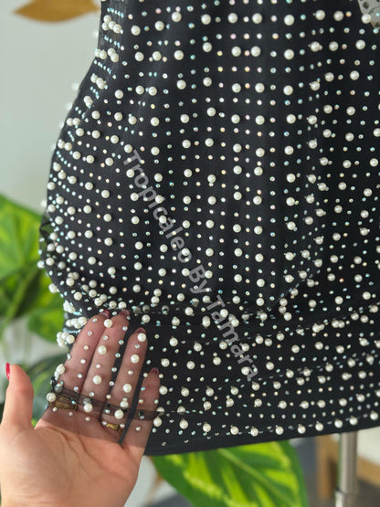 Pearldust Mesh Dress Cover-up