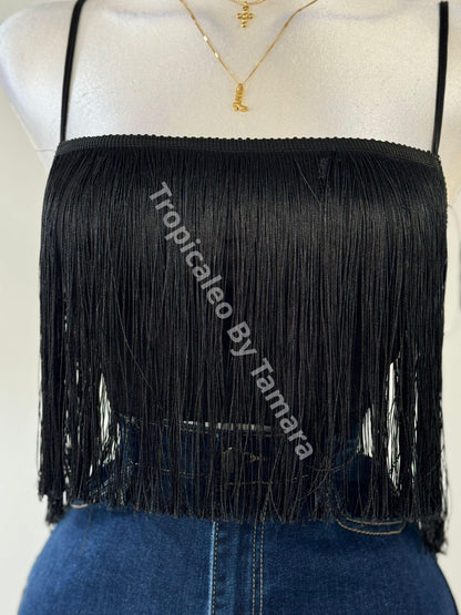 Fringe Glam Crop Top