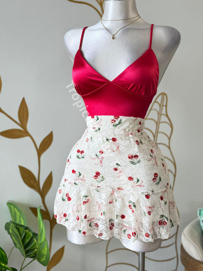 Cherry Lace Skirt (falda)