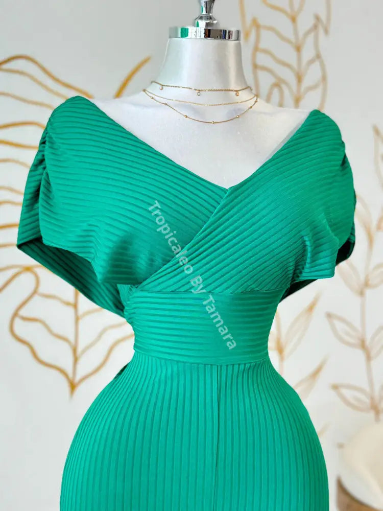 Emerald Vibes Romper