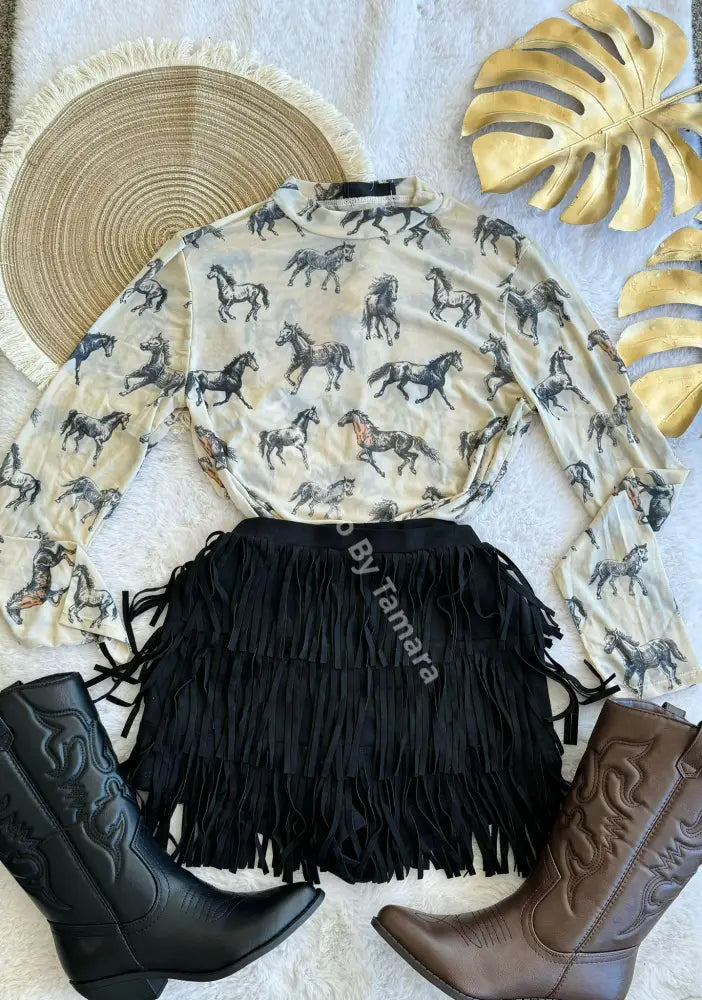 Equestrian Joy Blouse