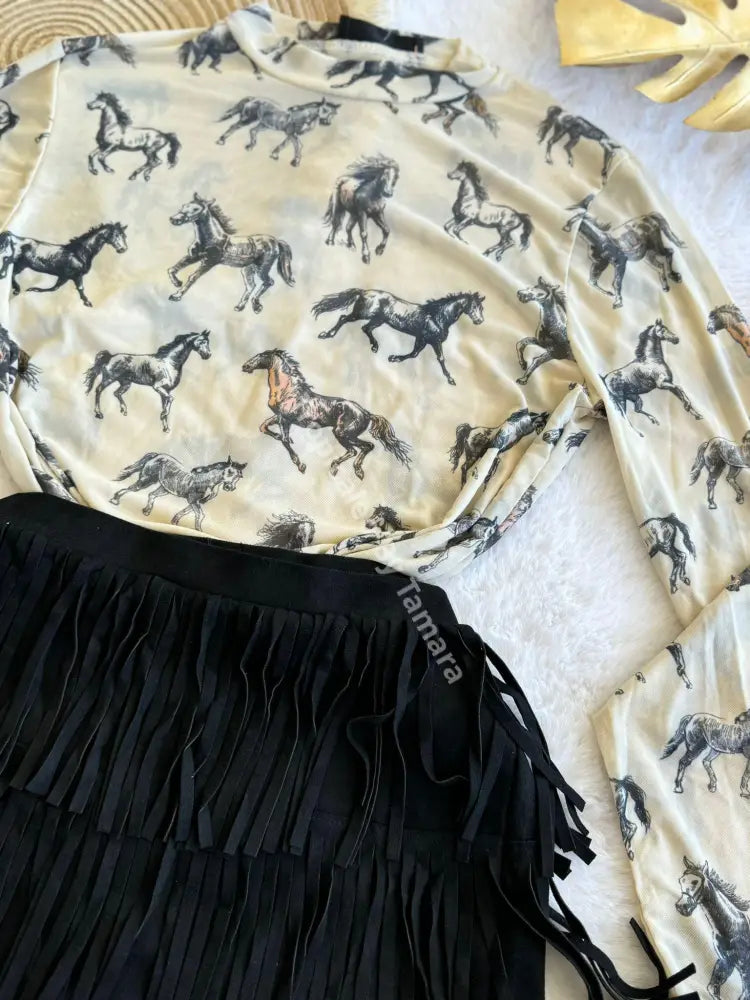 Equestrian Joy Blouse