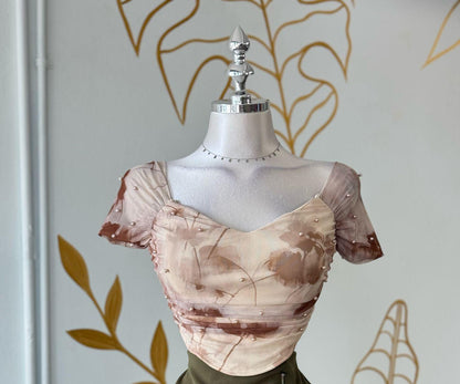 PearlBloom Crop Top