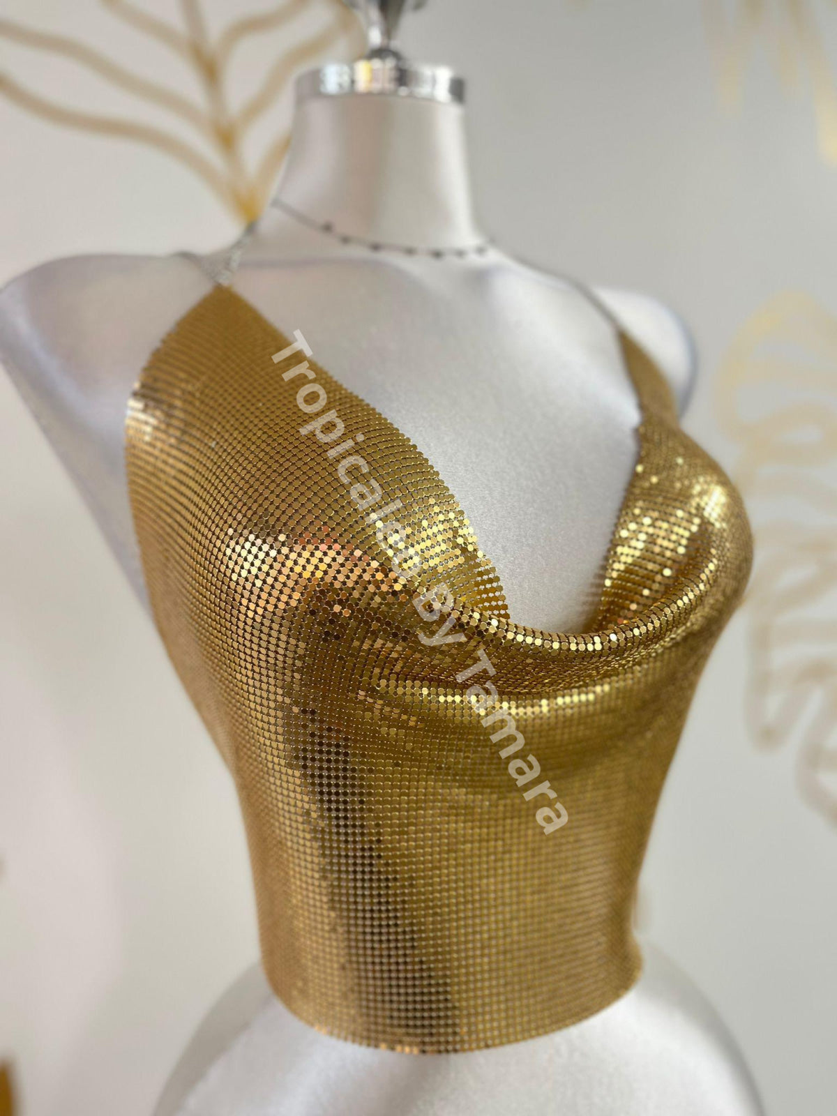 Glittering Top (2 Variedades De Color) One Size / Dorado