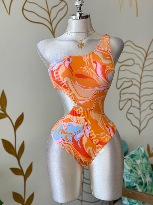 SunsetFlow One-Piece Swimwear