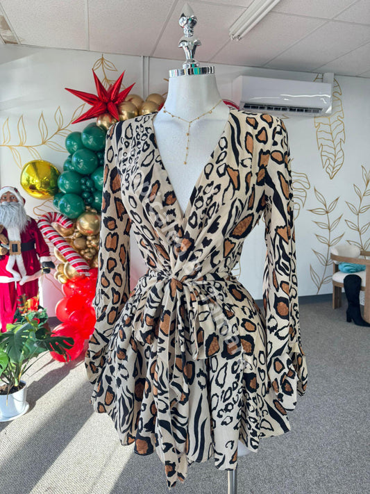 Fierce Leopard Romper