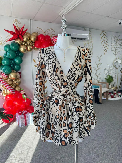 Fierce Leopard Romper