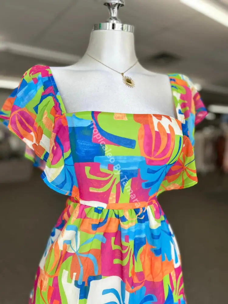 Floral Fiesta Dress