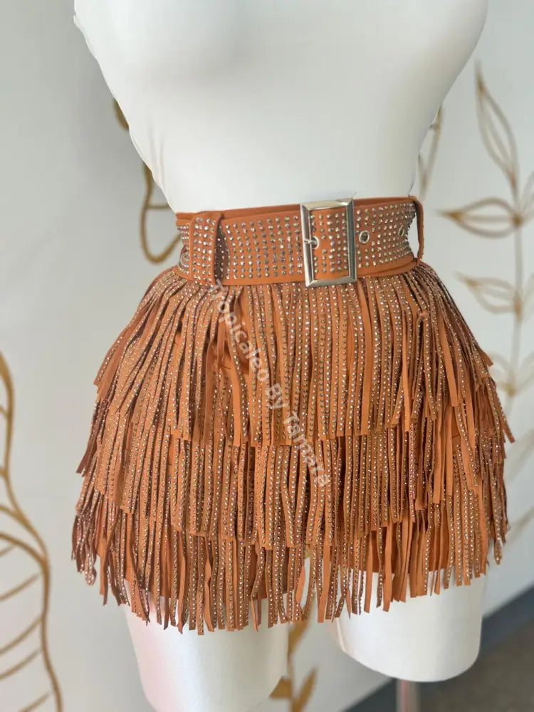 Fringe Mini Skort (5 Colores Disponibles)