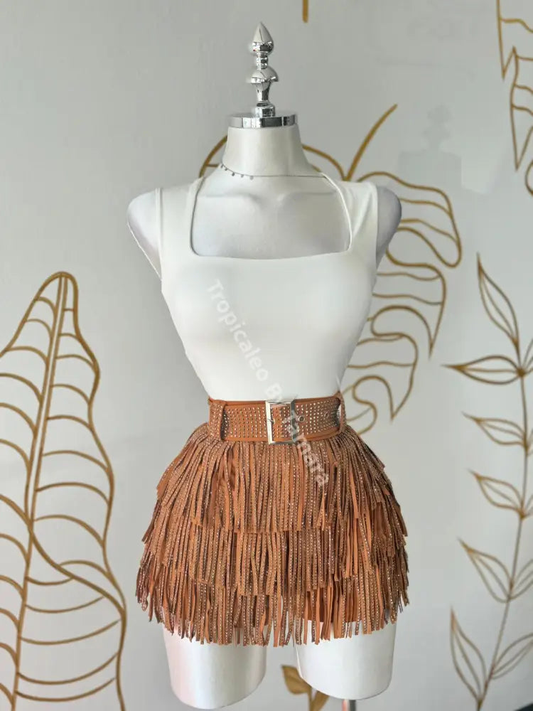 Fringe Mini Skort (5 Colores Disponibles)