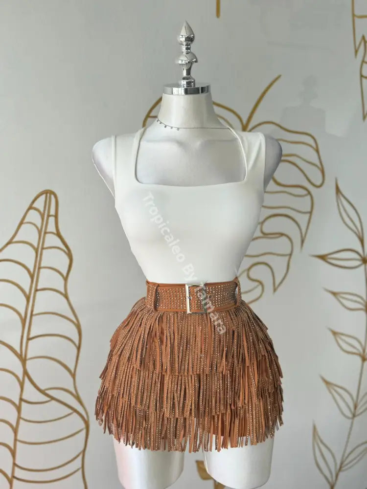 Fringe Mini Skort (5 Colores Disponibles)