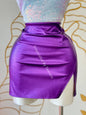 Glamour Night Split Skirt (2 Colores Disponibles) Small / Violeta