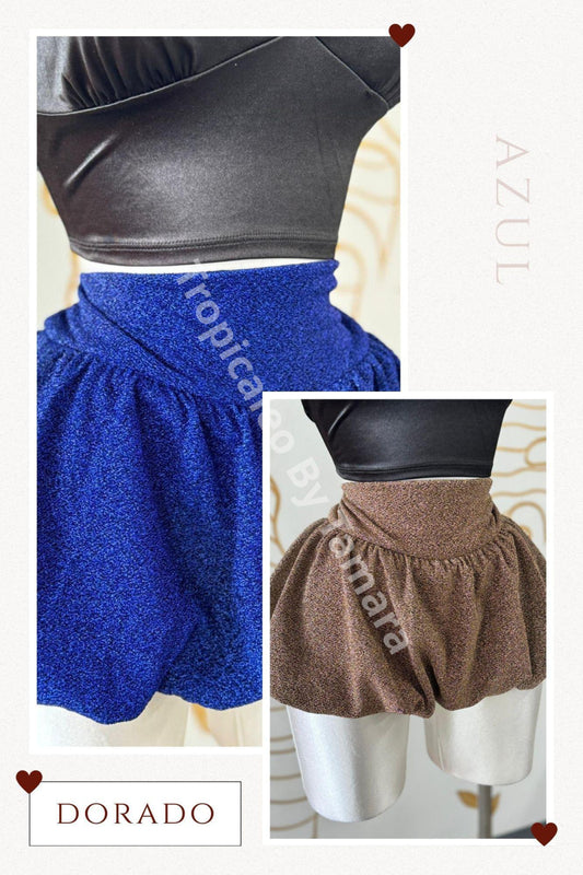 Glitter Balloon Mini Skort