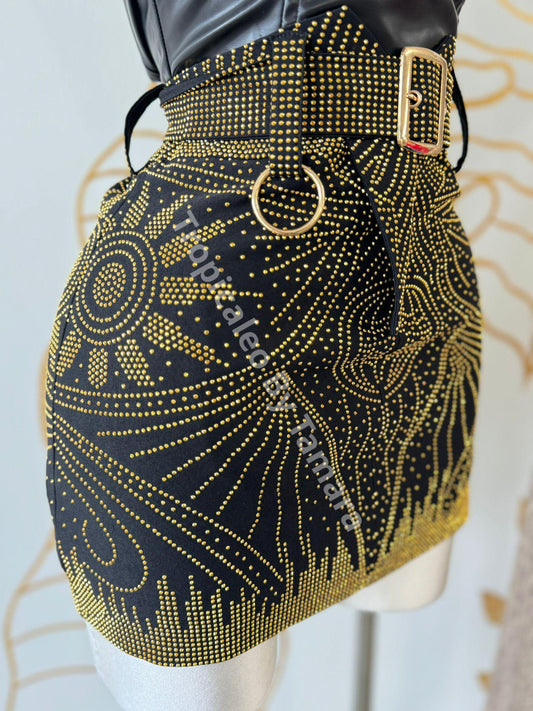 Golden Galaxy Skirt (Falda)