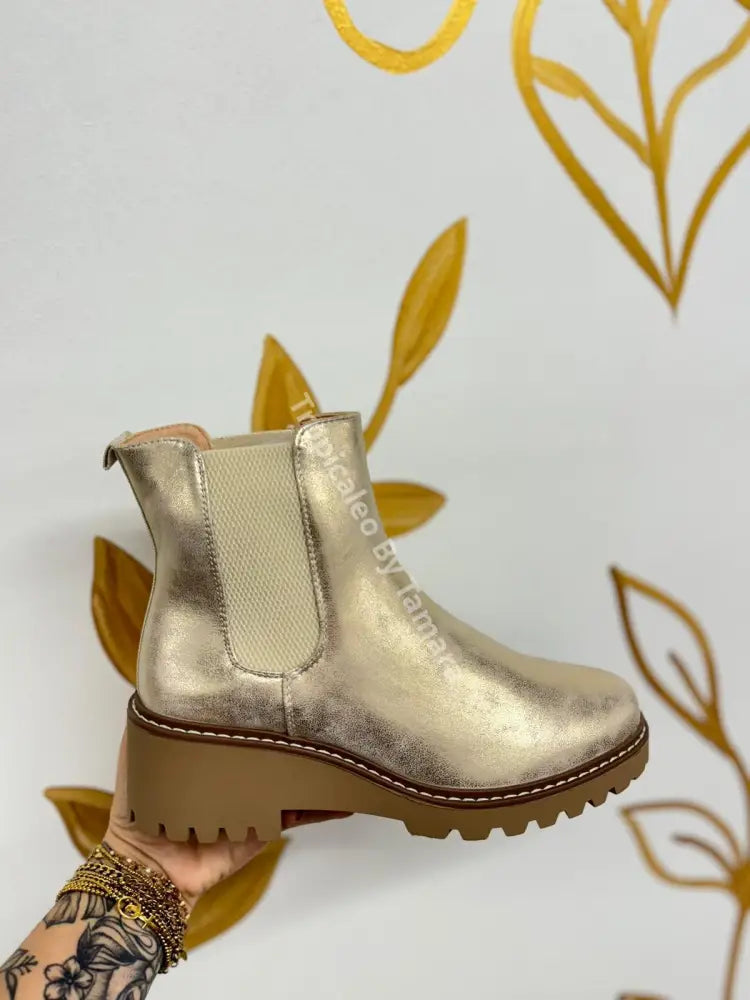 Golden Track Chelsea Boot