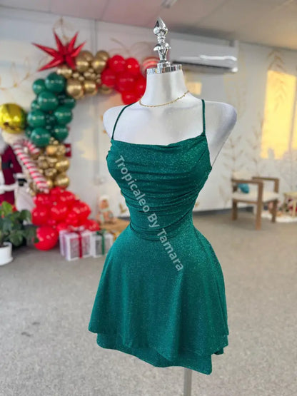 Green Sparkling Dress