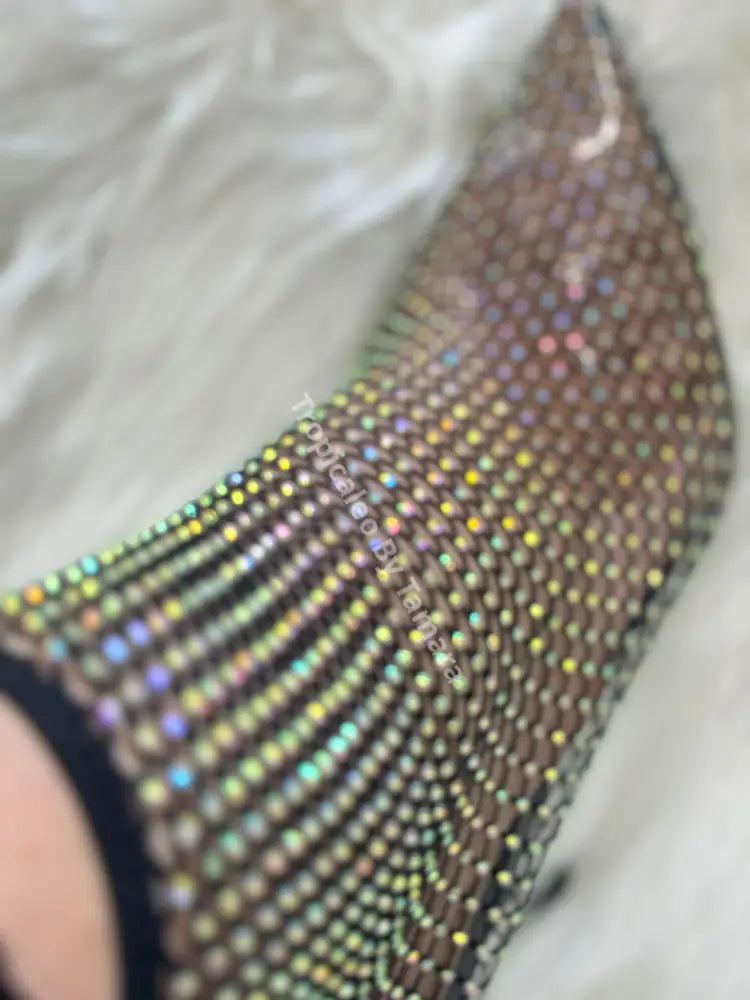 Hologram Mesh High Heels