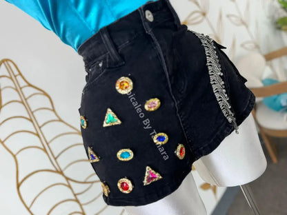 Jeweled Skort