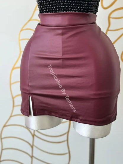 Luxe Leather Mini Skort